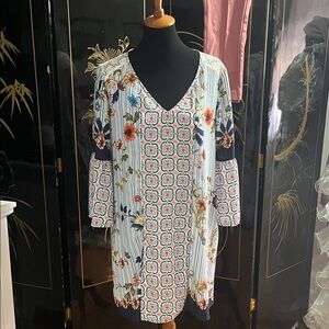 Fig and Flower White Lace Fabric